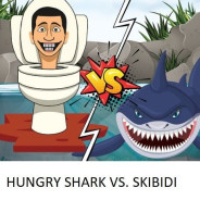 Hungry Shark vs. Skibidi